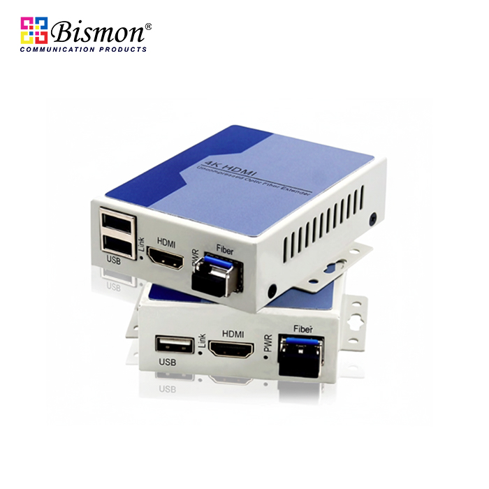 Converter HDMI 4K USB to Fiber optic SFP SM 20km, LC